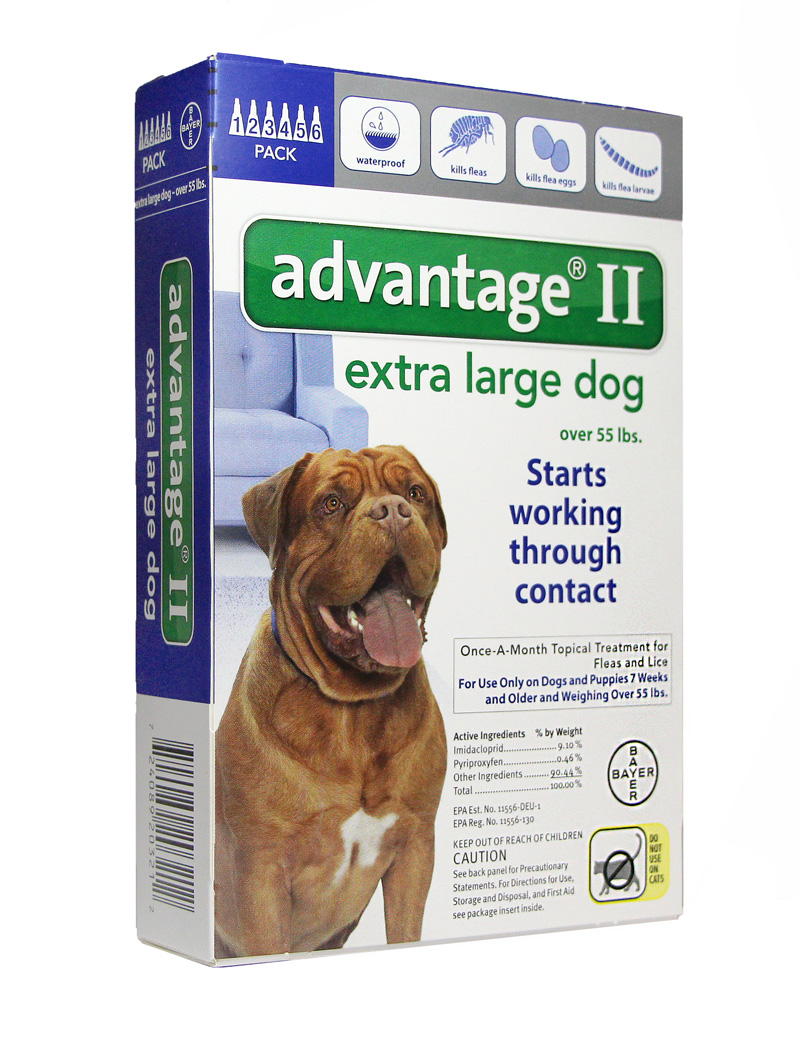 Spectrum Tampa Fl >> 6 MONTH Advantage II Flea Control for Dogs Over 55 lbs Spectrum Tampa Fl >> 6 MONTH Advantage II Flea Control for Dogs Over 55 lbs