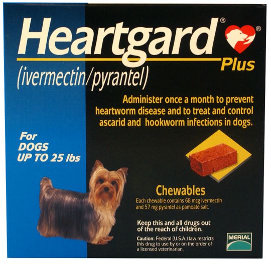 heartgard plus for dogs up to 25 pounds