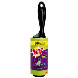 Scotch-Brite - Rullo per pelucchi da 20,3 cm, 50% adesivo