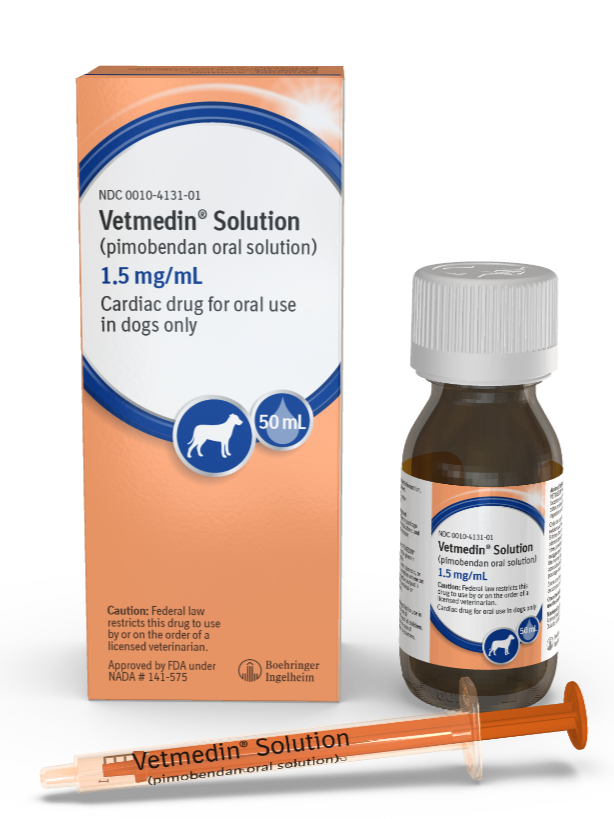 Vetmedin Solution 1.5mg/mL 50mL Bottle