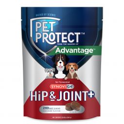 Pet Protect Hip & Joint+ Supplement for Dogs 240 Chews