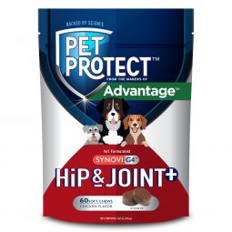 Pet Protect Hip & Joint+ Supplement for Dogs 60 Chews