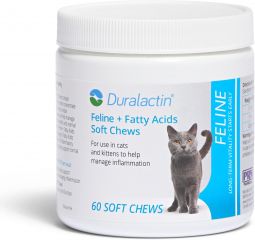 Duralactin Feline + Fatty Acids Soft Chews 60 Count