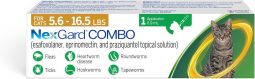 NexGard COMBO For Cats 5.6 - 16.5 lbs 1 Month