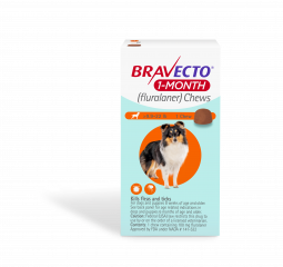 Bravecto 1-Month for Dogs 9.9-22 lbs (1 Chew)