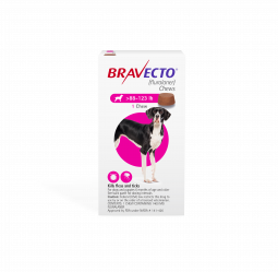 Bravecto Chew for Dogs 88-123 lbs 1 Chew