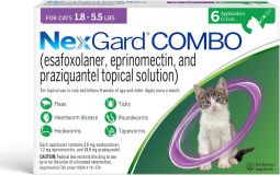 NexGard COMBO For Cats 1.8 - 5.5 lbs 6 Month