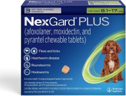 NexGard PLUS For Dogs 8.1-17 lbs 3 Month