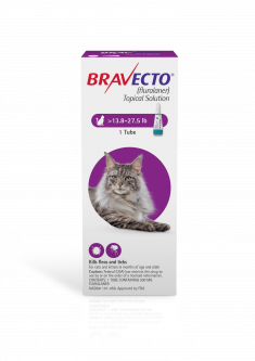 Bravecto Topical Solution for Cats 13.8 - 27.5 lbs (1 Dose)