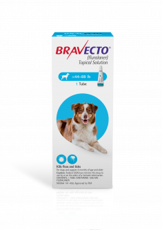 Bravecto Topical Solution for Dogs 44 - 88 lbs (1 Dose)