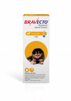Bravecto Topical Solution for Dogs 4.4 - 9.9 lbs (1 Dose)