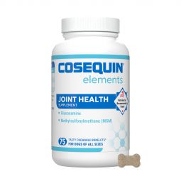 Cosequin Elements Dogs Joint Supplement, Contains Glucosamine for Dogs, MSM 75 Count