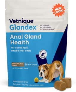 Glandex Anal Gland Support Peanut Butter 30 Soft Chews