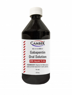 Gabapentin Solution 250mg/5mL 470mL