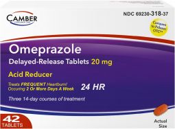 Omeprazole (OTC) 20mg 42 Tablets
