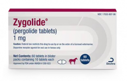 Zygolide (Pergolide) Tablets for Horses 1mg 60 Tablets