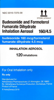 Budesonide-Formoterol Fumarate (Symbicort Generic) Inhaler 160/4.5