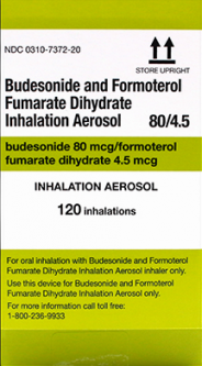 Budesonide-Formoterol Fumarate (Symbicort Generic) Inhaler 80/4.5
