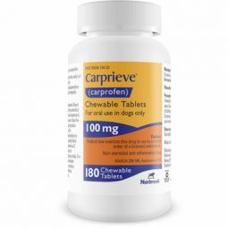 Carprieve (carprofen) Chewable 100mg 180 Count