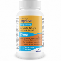 Carprieve (carprofen) 25mg PER CHEWABLE