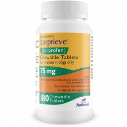 Carprieve (carprofen) Chewable 75mg 180 Count