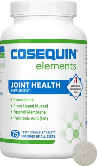 Cosequin Elements Chewable Tablets Joint Health Supplement for Dogs 75 Count