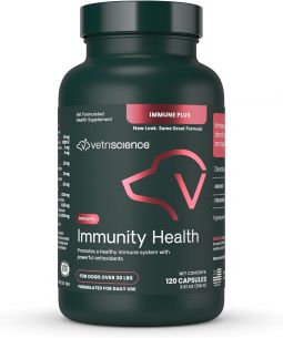 VetriScience Immunity Health Capsules for Medium & Large Dogs 120 Count
