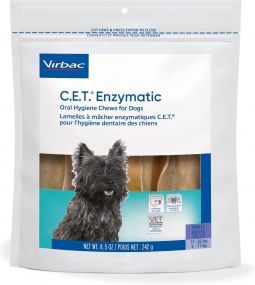 C.E.T. Enzymatic Oral Hygiene Chews for Small Dogs 30 Count