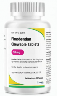 Pimobendan Chewable Tablets 10mg 50 Count