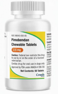 Pimobendan Chewable Tablets 2.5mg 50 Count