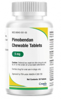 Pimobendan Chewable Tablets 5mg 50 Count