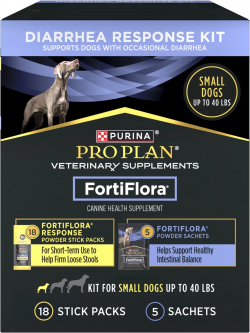 FortiFlora 2-Stage Diarrhea Response Support Digestive Health Kit 1.85 oz 28 Count (Small Dogs)