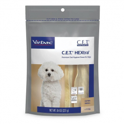 CET HEXtra Chews for Dogs under 11 lbs 30 Count