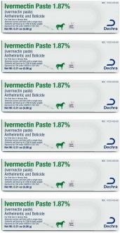 Dechra Ivermectin Paste 1.87% 6.08gm (6 Pack)