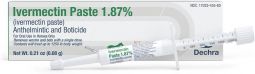 Dechra Ivermectin Paste 1.87% 6.08gm