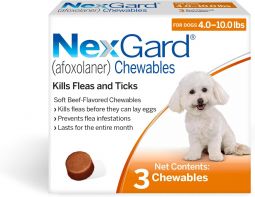 NexGard For Dogs 4-10 lbs 3 Month