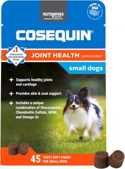 Cosequin for Small Dogs Maximum Strength Plus MSM 45 Soft Chews