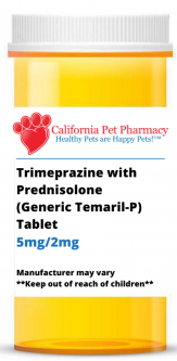 Trimeprazine with Prednisolone 5mg/2mg (Generic Temaril-P) PER TABLET