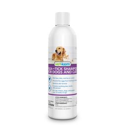 Vet-Kem Flea and Tick Shampoo for Dogs and Cats 12 oz