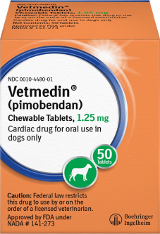 Vetmedin 1.25mg 50 Count