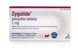 Zygolide (Pergolide) Tablets for Horses 1mg 160 Tablets