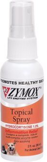 Zymox Topical Spray Hydrocortisone 1.0% 2oz