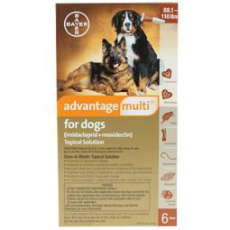 Advantage Multi for Dogs 88.1-110 lbs 6 Month