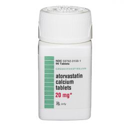 Atorvastatin 20mg 90 Tablets