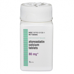 Atorvastatin 80mg 90 Tablets