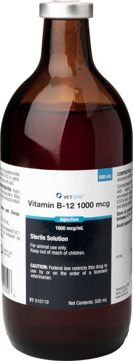 vitamin b12 sheep injection Vitamin B-12 1000 mcg Injection 500mL