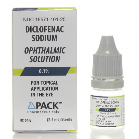 Diclofenac 0.1 eye drops for dogs on sale