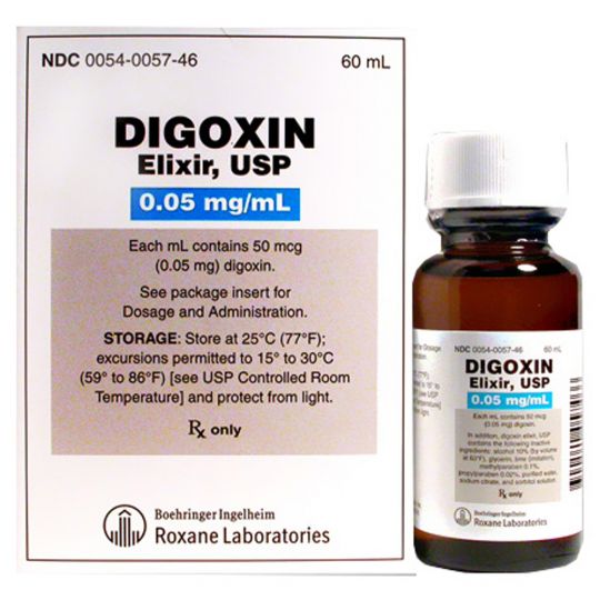 Digoxin Elixir 05mg Ml 60ml