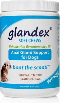 Glandex Anal Gland Support Peanut Butter 120 Soft Chews