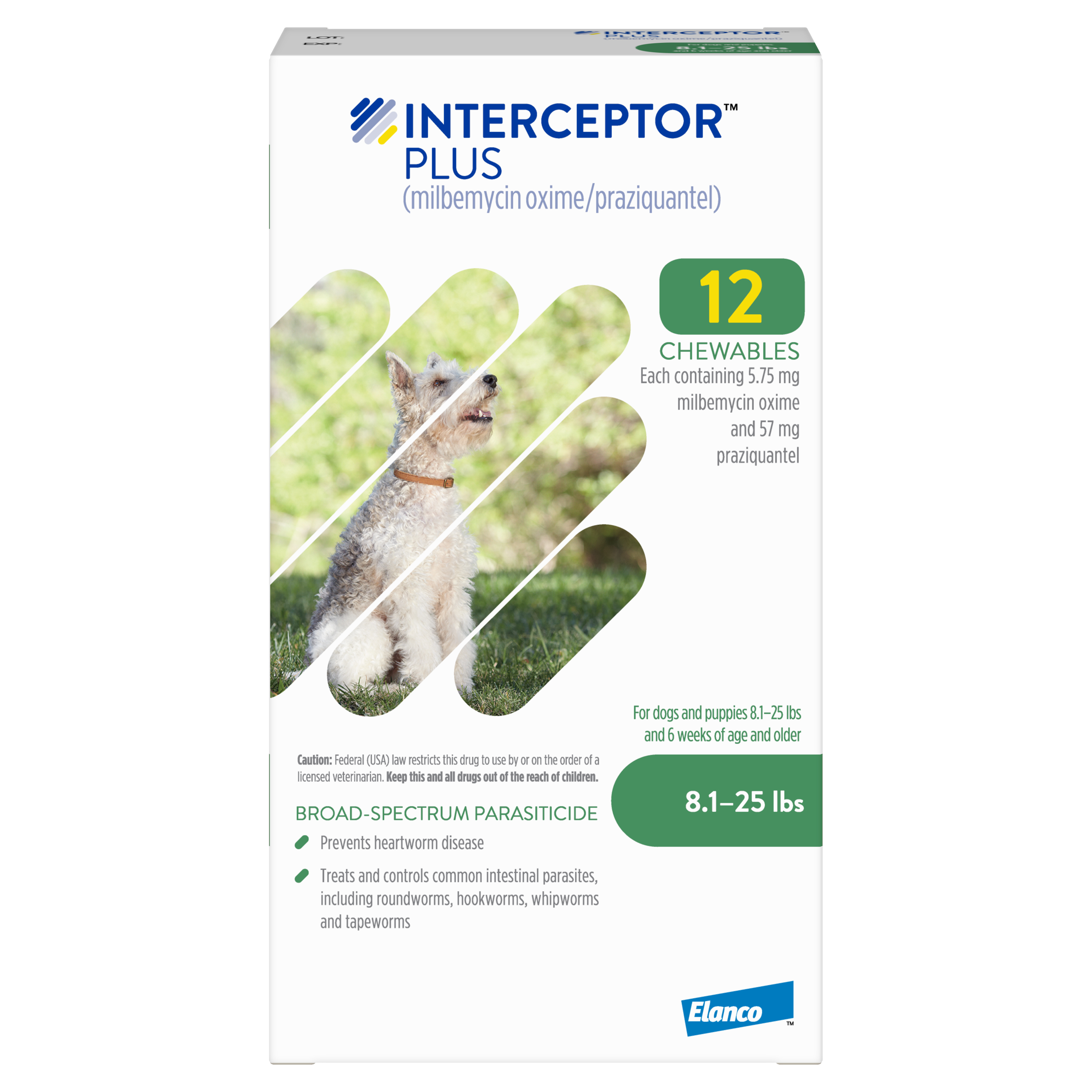 Interceptor Plus For Dogs 825 lbs 12 MONTH